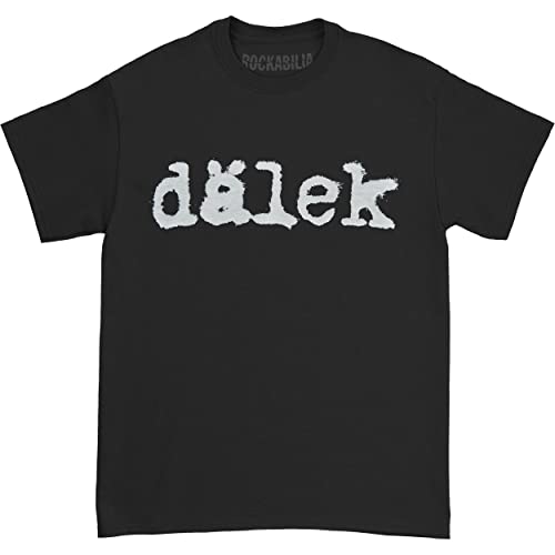 Dalek Men's Classic Logo Tee T-Shirt Medium Black