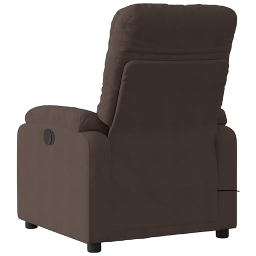 Gecheer Massagesessel mit Liegefunktion, braun, Mikrofaserstoff, Sessel Wohnzimmer Fernsehsessel Liegesessel für Entspannung Homeoffice Leseecke3206128 – Bild 5