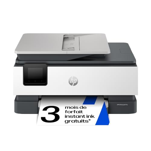 HP OfficeJet Pro 8132e, 40Q45B, Imprimante Multifonction à Jet d'encre A4 Couleur, Recto Verso Automatique, 20 ppm, Wi-FI, 3 Mois de Forfait Instant Ink...