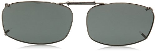 Solar Shield Clipon Rectangular 5 54 Polarized Sunglasses2