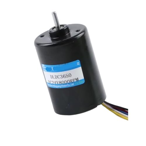 Moteur électrique CC sans balais BLDC 3650 30W 12V réglage vitesse 5 fils