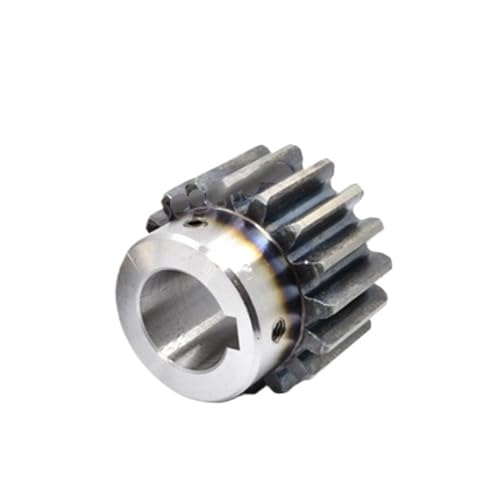 Bevel Gear Pinion Hardware Mechanical 1pcs 3 Mod 25T Spur Gear with Step Keyway Bore 15/16/18/20/22/24/25/28/30/32/35mm Module 3 Motor Gear Carbon Steel(18mm (Keyway 6))