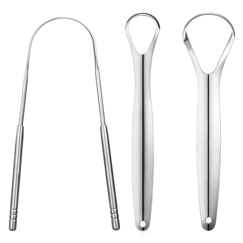 For Raspador De Lengua Raspadors for Limpiadores Para Lenguas for Acero Inoxidable 3Pzs, for raspador de lengua, for limpiador de lengua, for tongue scraper, for raspador lengua 3 piezas