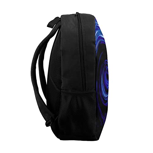 Sac à dos décontracté à la mode Swirl pour lycée et sorties - 3