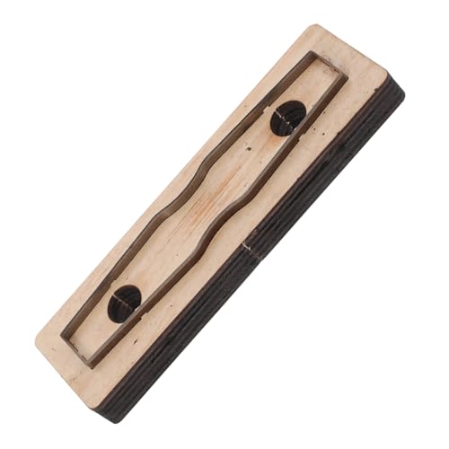 Operitacx Leather Craft Cutting Die DIY Leather Strip Mold Keychain Mold Thick Wooden Base Versatile Cutting for Handmade Crafts
