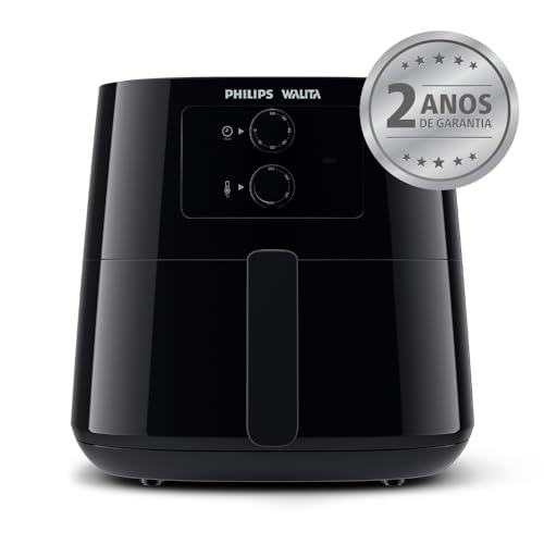 Fritadeira Airfryer Série 3000, Philips Walita, com 6.2L de capacidade, Preta, 2000W, 110v - HD9206/