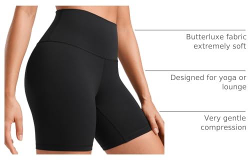 Image of CRZ YOGA Butterluxe Biker Shorts 6 inch | Extremely Soft, Gentle Compression, Yoga, High Waisted, for Women