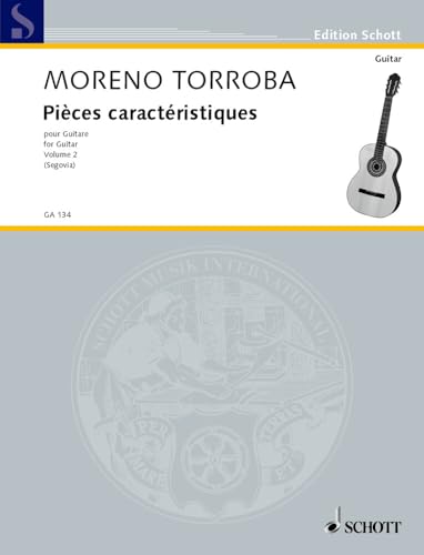 livre Pièces caractéristiques: guitar.