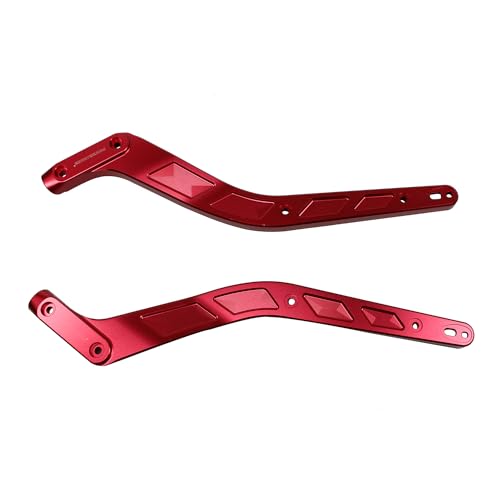 Support garde-boue arrière rouge contre vibrations Harley Softail