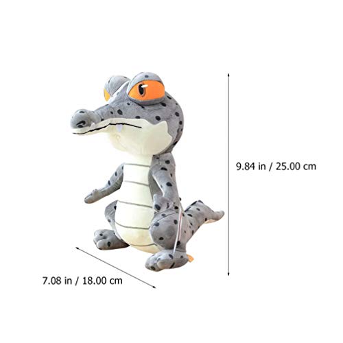STOBOK Jacaré Brinquedo de Pelúcia Desenho Animado Animal Boneca de Pelúcia Crocodilo Boneca de Pelú