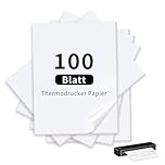 Carta termica A4, 100 fogli di carta termica per stampanti, ad asciugatura rapida, compatibile con stampanti termiche A4 per file documenti, foto