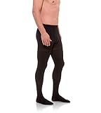 Jomi Compression Men Collection, Compression Leotard Men's Pantyhose, 20-30mmHg 260 (X-Large, Black)