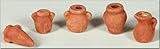 Materiali di alta qualità. Rossi Rosa Amphora Set 5 Pezzi, Altezza 3 cm, Multicolore, Taglia Unica