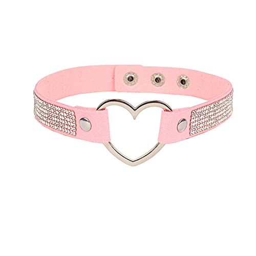 3 Stück Gothic Halsbänder PU Leder - Verstellbare Choker Für Damen