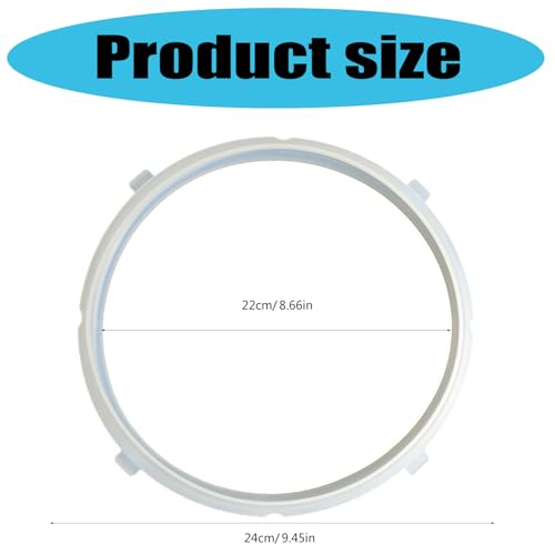 Anillos de sellado de silicona para ollas a presión, repuesto para ollas eléctricas de 5 L y 6 L, compatible con diversos modelos miniatura 7