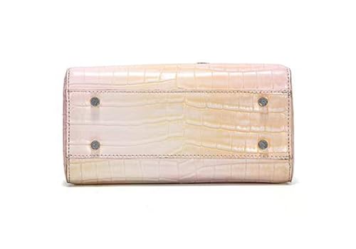 Gradient PU Leather Handbags for Women Stylish Crocodile Pattern Top Handle Satchel Ladies Dinner Party Shoulder Bags3