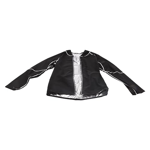 Chaqueta de sauna de manga larga contra el enfriamiento muscular en ciclismo