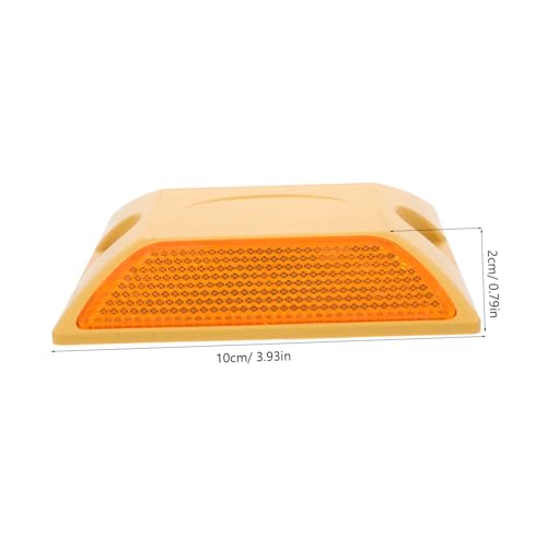 4 pcs placas reflectantes para desaceleración vial miniatura 2