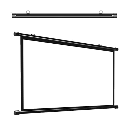Pantalla manual de proyector 72" 4:3 para uso en hogar y oficina