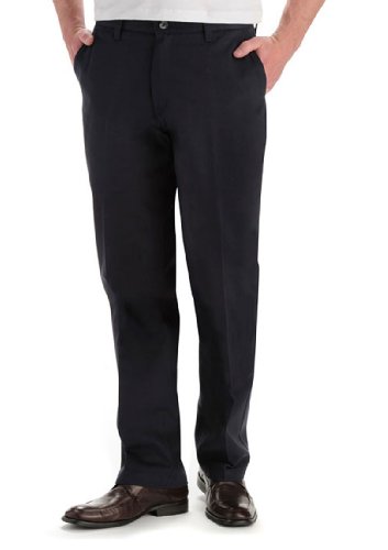 Lee Men's Stain Resistant Relaxed-fit Flat Front Pant