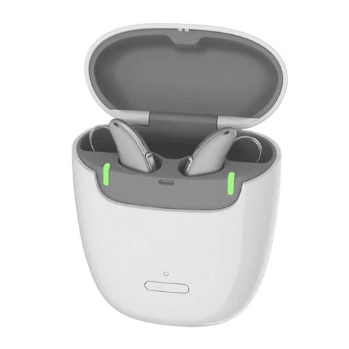 Pure Portable Charger for Hearing Aids | Travel Charging Case for Pure Charge-and-Go Models | Compatible with TruHearing 6 & 7 In-Ear Hearing Aids | On-the-Go Power