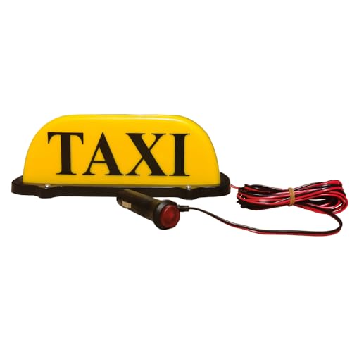 Taxi Sign Light,Taxi Cab Roof Top Illuminated Sign,Sealed Waterproof Taxi