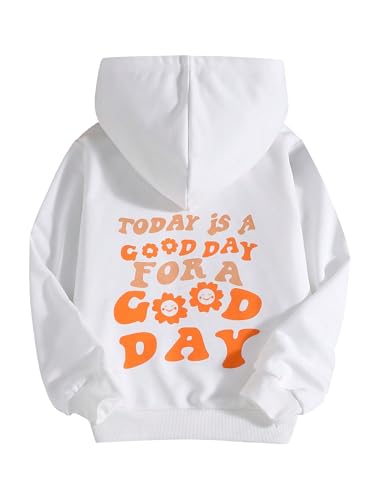 Pull mignon fille blanc 11-12 ans : Fini les pannes d'inspiration avec ce sweat graphique