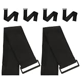 HAPINARY 6pcs Elastic Cinch Straps Adjustable Hook and...