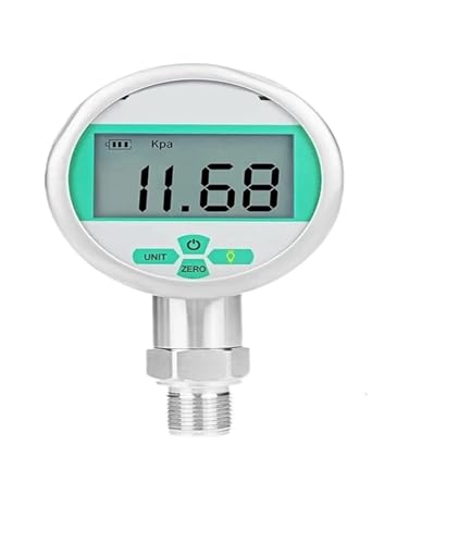 Manómetro digital de 80 mm M20-1.5 y medidor de presión de aire para tuberías de agua