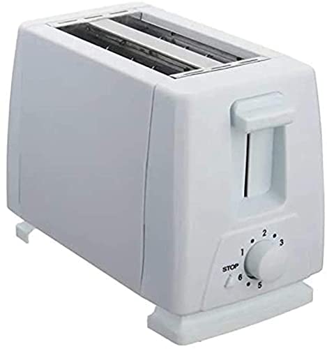 HYLK Beruf Toaster, 750 Wbrotmaschine Haushalt Automatictoaster 2 Scheiben Edelstahl Retro Toasterbread Maker