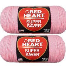Red Heart Bulk Buy: Super Saver (2-pack) (Petal Pink)