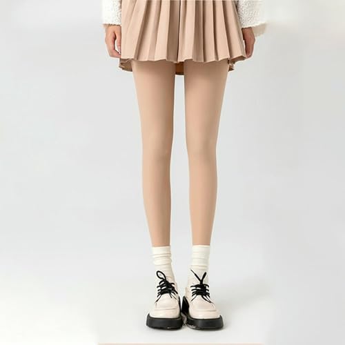 Autumn and Winter Thickened Fleece Leggings, Anti-Hook Integrated Leggings - Natural Skin - Autumn and Winter Fleece2