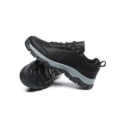 Image of Men's Lace Up Casual Fashion Non-Slip Microfiber Leather Shoes