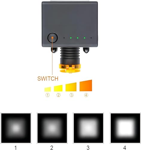 Alkita 3W Led Headlight Lamp Clip-On Type With Filter For Binocular Loupe Black Metal Clip thumb #4