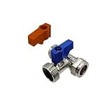 PlumbEZ Washing Machine Valves – Brass Isolation Valves for Hot & Cold Water