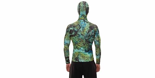 Eco Hooded Long Sleeve Rash Guard w/Loading pad DIGI-TEK Camo3