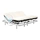 Geriafy – Elektrisches Doppelbett 180x200 cm mit Zwei Unabhängigen Lattenrosten | Memory-Foam-Matratzen mit Baumwollbezug