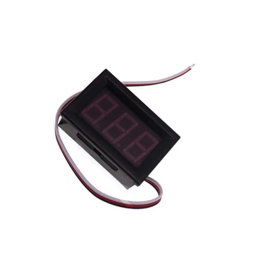 バッテリー容量インジケータープロフェッショナルパワーレベルテスターモニターデジタル電圧計DC電圧計車のLEDディスプレイゲージレッド, 赤, 0-100V