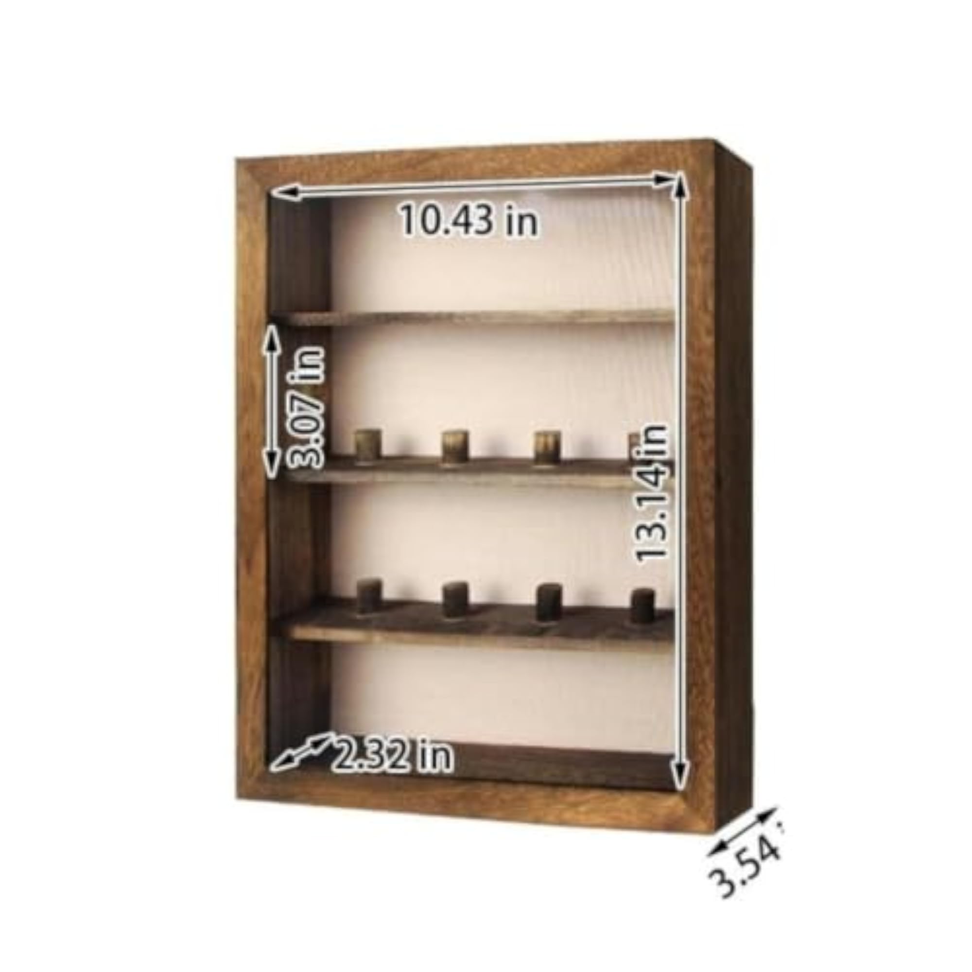 Solid Wood Keepsake Shadow Box Frame for Collectors