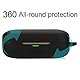 Akanry 2 Stücke compatibile per realme Buds Air 7 Custodia per cuffie,[Supporta la ricarica Wireless] [Custodia protettiva antiurto] Custodia protettiva in Silicone protettiva per cuffie (Blue Green)
