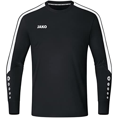 JAKO Kinder Torwart-Trikot Power (Langarm) Schwarz 152