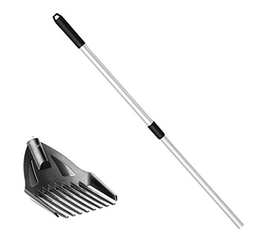 UPP 3-in-1 Hof- & Gartenschaufel | Rechen, Schaufel, Sieb | mit...