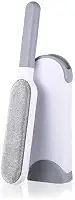 Escova Mágica Removedora de Pelos Dupla Face para Roupas, Sofás e Pets Portátil com Base Autolimpante