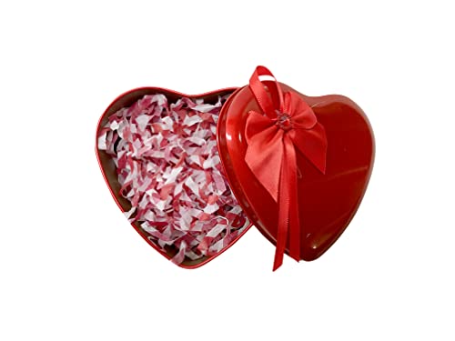 Image of Eco Sarras thin shredded paper crinkle paper grass strips gift tray decoration, gift hamper decorations, gift box fillers, wedding birthday & valentines day gift (1000 Grams / 1 KG, Red Checked)
