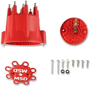 MSD Ignition 84335 Standard Cap/Rotor Kit, Red