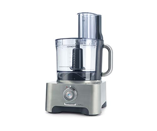 Kenwood-Multi-Pro-Excel-Food-Processor-4L-Bowl-16L-Thermo-resist-Glass-Blender-6-Attachments-7-Slicing-and-Grating-Plates-Built-in-Weighing-Scale-1300-W-FPM910-Silver