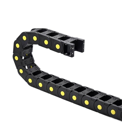Chaîne porte-câbles plastique pour machine CNC et guidage de câbles 25x75