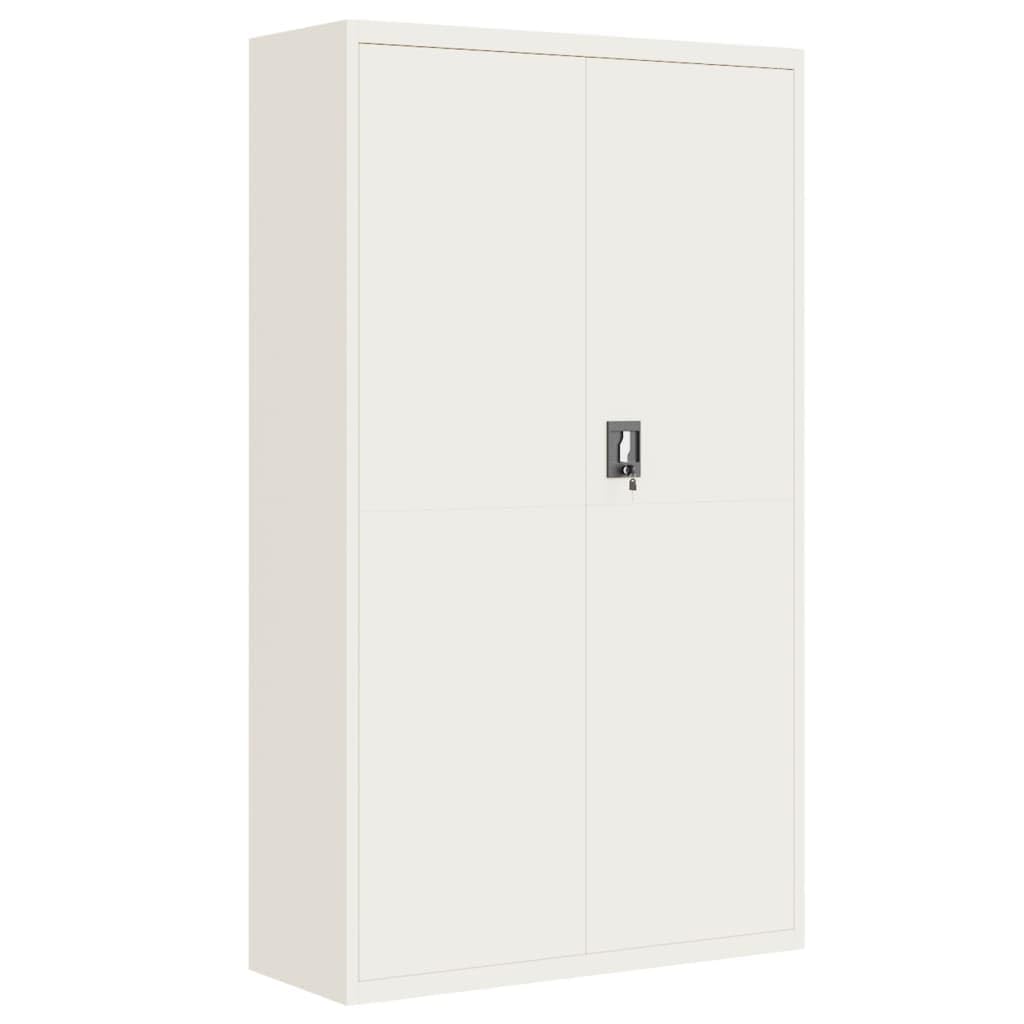 vidaXL Armario archivador de Acero Blanco 105x40x180 cm, archivador, Unidad de Almacenamiento, gabinete de Almacenamiento de Oficina
