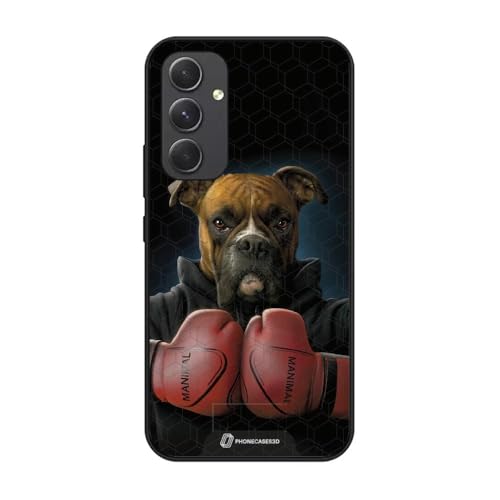 Coque Samsung Galaxy A54 mince en TPU noir mat signée Joseph Tate