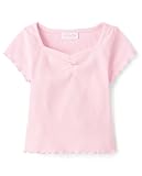 The Children's Place,Girls,Basic Short Sleeve Knit Shirts,Cameo,Small